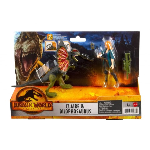 Jurassic Man and Dinosaur - Set - Mattel - Ast Hdx46 Wb3