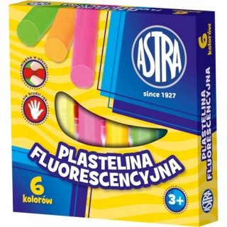 PLASTICINA 6 COLORES FLUO ASTRA 83811906