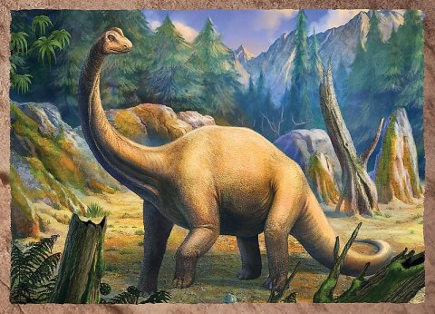 PUZZLE 4EN1 INTERESANTE DINOSAURIOS PUD TREFL 34383