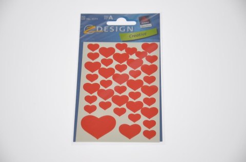 ADHESIVOS 8X16CM CORAZONES ZWECKFORM 4371