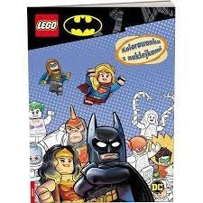 COMICS LEGO DC. LIBRO PARA COLOREAR CON PEGATINAS MEET NA-6451