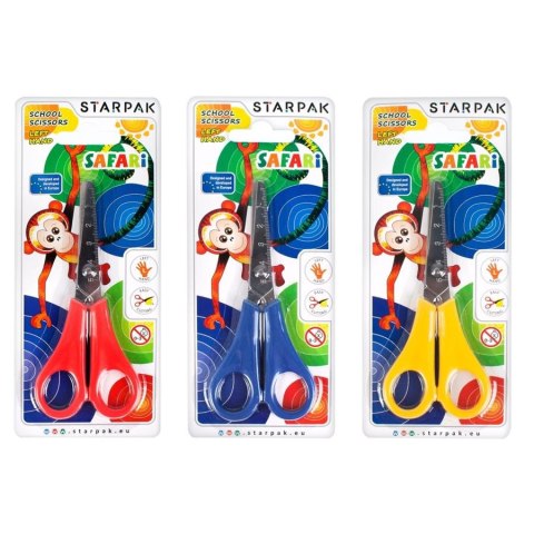 TIJERA METÁLICA PARA ZURDOS SAFARI STARPAK 222560