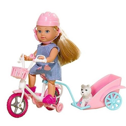 MUÑECA 12 CM EVI EN BICICLETA SIMBA 105730873