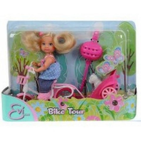 MUÑECA 12 CM EVI EN BICICLETA SIMBA 105730873