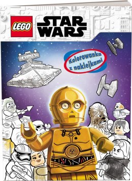 LIBRO DE PINTURAS A4 LEGO STAR WARS PEGATINAS AM