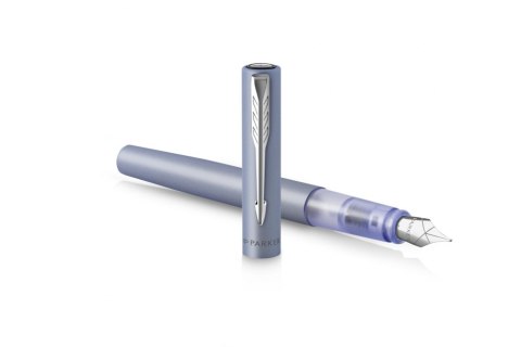 PLUMA PARKER VECTOR XL PLATA AZUL 2159750