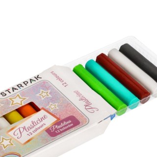 PLASTICINA 12 COLORES UNIKORN STARPAK 472912