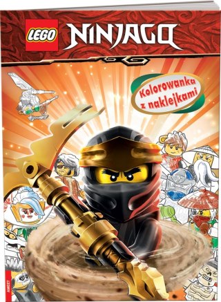 LIBRO DE PINTURAS A4 LEGO NINJAGO STICKERS AM