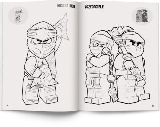 LIBRO DE PINTURAS A4 LEGO NINJAGO STICKERS AM