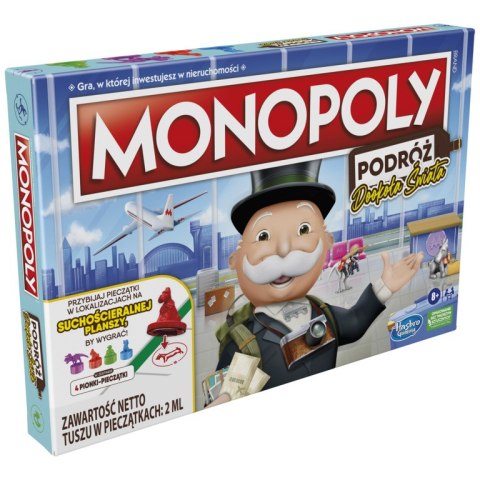 JUEGO HASBRO MONOPOLY ALREDEDOR DEL MUNDO F4007 PUD6