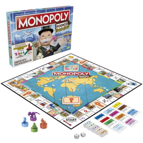 JUEGO HASBRO MONOPOLY ALREDEDOR DEL MUNDO F4007 PUD6