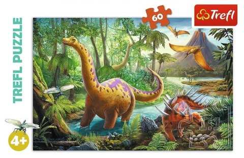 PUZZLE 60 PIEZAS DINOSAURIOS VIAJE TREFL 17319 TR