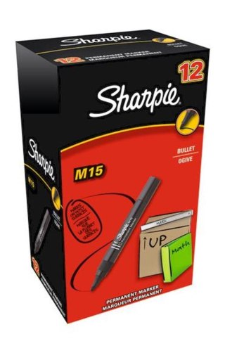 MARCADOR PERMAN OKR SHARPIE 55211 M15 BLACK PUD A 12