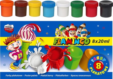 PG CARTEL PINTURAS 8 COLORES 20ML FLAMENCO