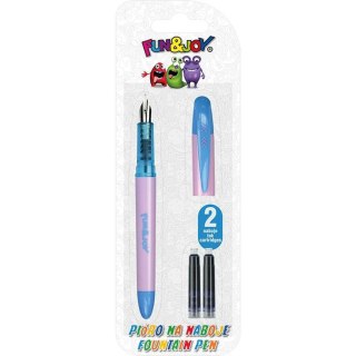 BOLIGRAFO CARTUCHO 2 CARTUCHOS FUN&JOY FS205800R