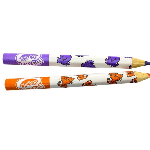 Crayola Baby - Lápices de colores Jumbo decorados 8 piezas