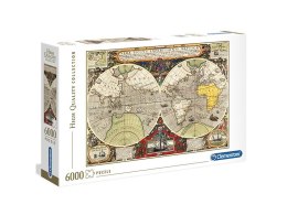 Mapa antiguo | rompecabezas 6000 piezas | Clementoni