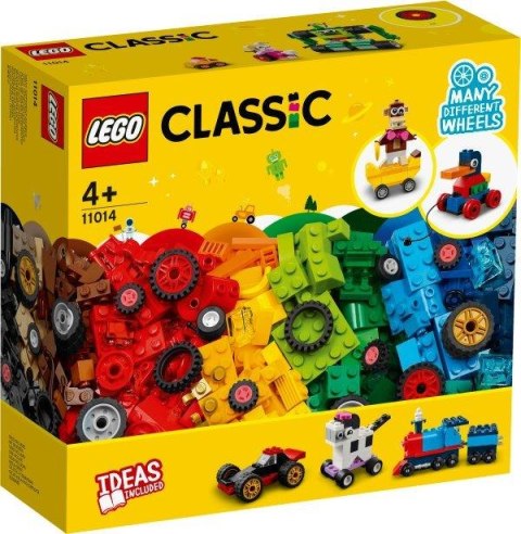 LEGO® Classic - Ladrillos sobre ruedas