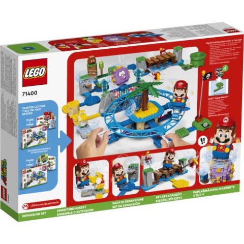 LEGO® Super Mario - Gran erizo de mar y diversión en la playa