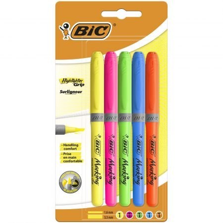 ILUMINADOR 5 COL GRIP BC B/C BIC 824758