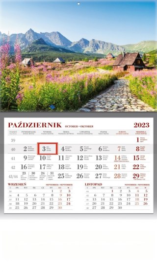 CALENDARIO UNIDAY 29,5 X 51,2 CM TATRA WN FOL ALREDEDOR DE NOSOTROS