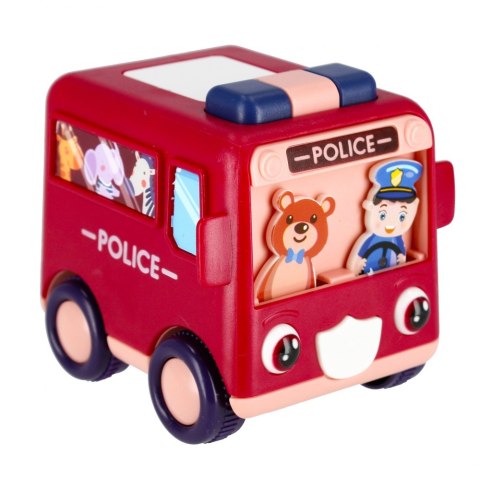 AUTO CARTOON 8CM MC POLICE MIX2 DISP 12/144/288 MEGA CREATIVO