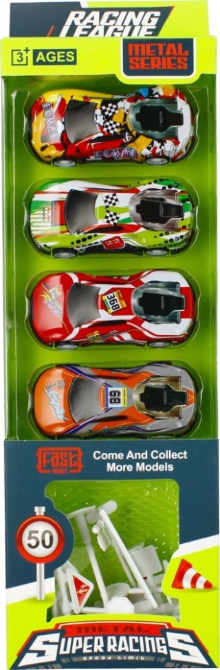 AUTO RACE MET AKC 11X35X4 MC 4PCS SIGNOS 90/180 MEGA CREATIVO