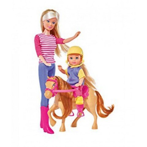 MUÑECA KASTEFFI CON CABALLO 29CM SIMBA 105738051 SIMBA