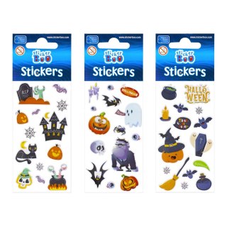 ADHESIVOS 7X18 CM HALLOWEEN ADHESIVO BOO 498839 STICKERBOO-ADHESIVOS