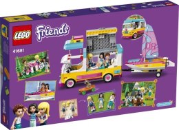 LEGO® Friends - Minibús y velero para acampar en el bosque
