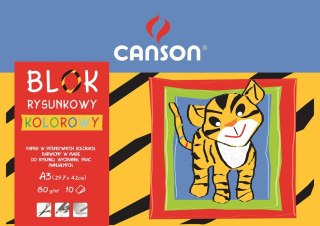 ALMOHADILLA DE COLOR A3 80G 10ARK CANSON / 400075201 CANSON