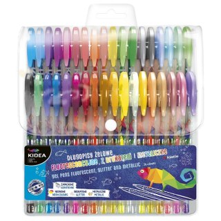 BOLIGRAFO GEL 36KOL FLUO BROK DERF KIDEA DERFORM ESTUCHE