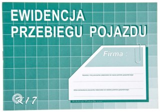 IMPRESIÓN DEL REGISTRO DE MILLAJE A5 MICHALCZYK&PROKOP K-17 MICHALCZYK I PROKOP