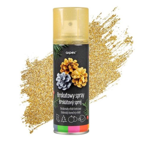 PINTURAS DECORATIVAS GLITTER ORO 100 ML EN ARPEX KA6067 ARPEX