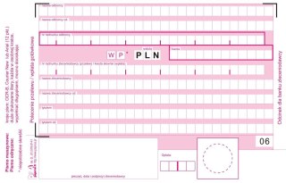 ORDEN DE TRANSFERENCIA/DEPÓSITO EN EFECTIVO 2 HOJAS A6 PAPIRO