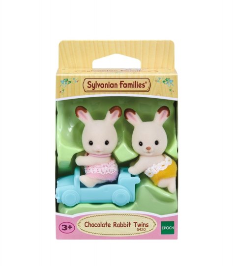 SYLVANIAN TWIN RABBIT CHEQUE OREJAS 5420 WB6 EPOCH