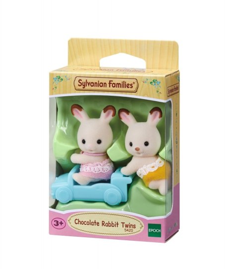 SYLVANIAN TWIN RABBIT CHEQUE OREJAS 5420 WB6 EPOCH