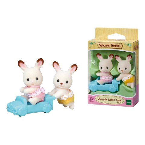 SYLVANIAN TWIN RABBIT CHEQUE OREJAS 5420 WB6 EPOCH