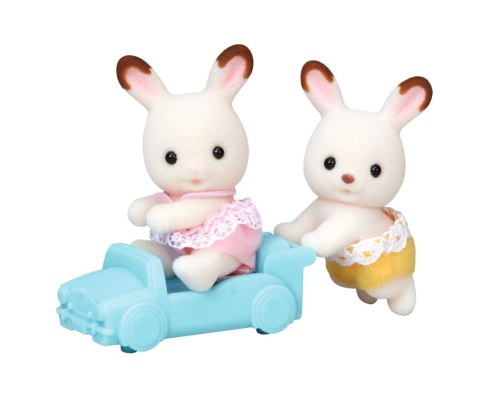 SYLVANIAN TWIN RABBIT CHEQUE OREJAS 5420 WB6 EPOCH