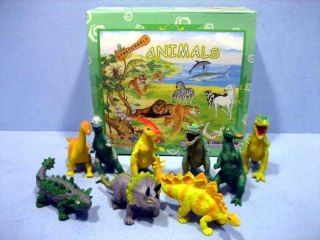 ANIMALES DE GOMA CON GUISANTES DINOSAURIO 12CM HIPO A044P HIPO