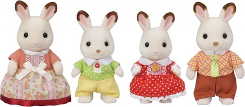 FAMILIA DE CONEJO DE SYLVANIAN CON OREJAS DE CUADRO 5655 W6 EPOCH