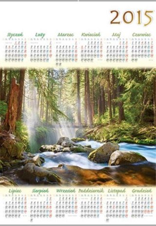 CALENDARIO 1 PIZARRA PL5 BOSQUE LUCRUM