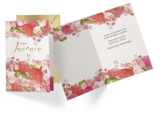 DÍA BOLETO DE DÍA B6 CON FLORES KOP KUKART PR-251 PASSION CARDS - CARDS