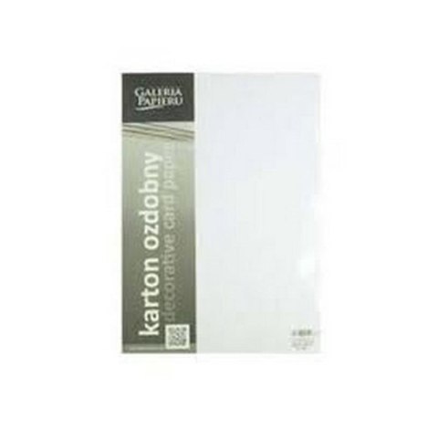 CARTULINA DECORATIVA A4 CUADROS BLANCO 230G PAPEL GALERÍA 995018 ARGO