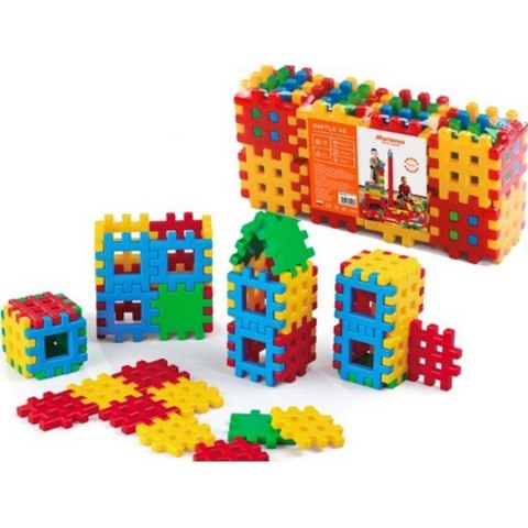 BLOQUES DE CONSTRUCCIÓN 48 ELEMENTOS WAFFLES CUBO MARIO-INEX 900260 MARIO-INEX