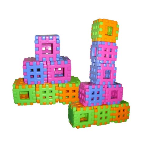 BLOQUES DE CONSTRUCCIÓN WAFFLES 48 ELEMENTOS WIKUSIE CZAKO 025982 CZAKO