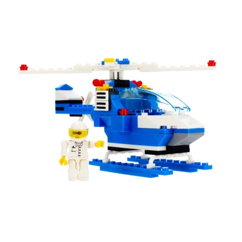 BLOQUES DE CONSTRUCCIÓN 122 ELEMENTOS HELICÓPTERO POLICÍA ALLEBLOX 478233 ALLEBLOX