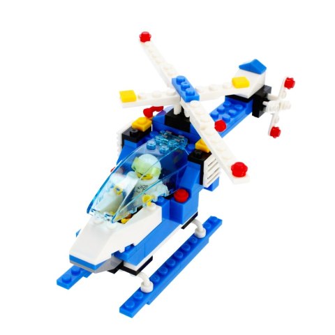 BLOQUES DE CONSTRUCCIÓN 122 ELEMENTOS HELICÓPTERO POLICÍA ALLEBLOX 478233 ALLEBLOX