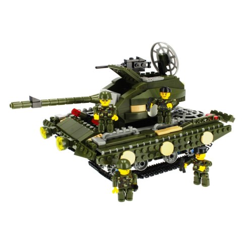 BLOQUES DE CONSTRUCCIÓN 563 ELEMENTOS TANQUE MILITAR ALLEBLOX 478261 ALLEBLOX