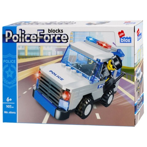 BLOQUES DE CONSTRUCCIÓN 107 ELEMENTOS POLICÍA ALLEBLOX 492822 ALLEBLOX